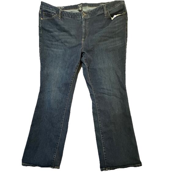 a.n.a A New Approach Women’s Bootcut Jeans Dark Wash Size 22W Stretch Denim - Picture 1 of 9